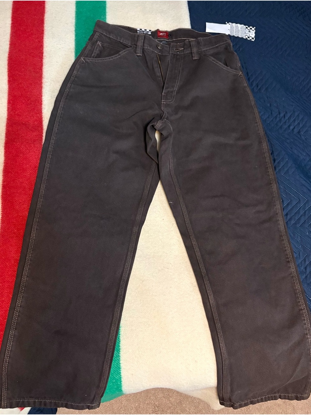Vans Men's Loose Jeans Brown